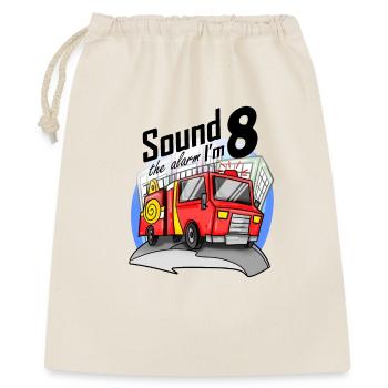 8 ans Jeune voiture de pompiers - Sac cadeau 40 x 50 cm - nature - Devant