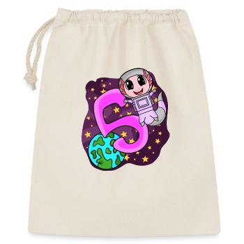 5 Birthday Axolotl - 5 years old - I am 5 - Gift Bag 40 x 50 cm - nature - Front