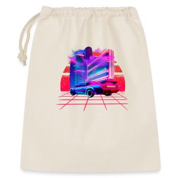 Vaporwave City Sunset - Gift Bag 40 x 50 cm - nature - Front