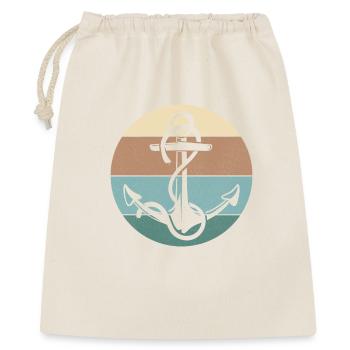 Funny Sailing Boating Sailor Boat Captain Awesome - Geschenkbeutel aus Baumwolle (40 x 50 cm) - Natur - Vorne