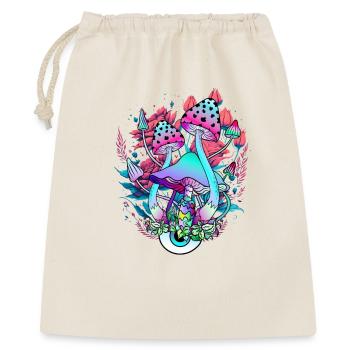 Floral Psychedelic Mushroom Art - Gift Bag 40 x 50 cm - nature - Front