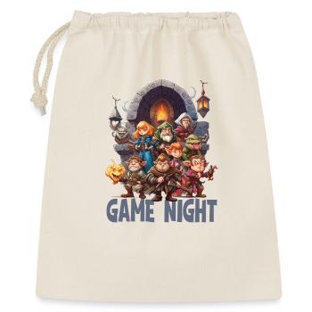 Gamenight Rollenspielgruppe mit Characteren - Geschenkbeutel aus Baumwolle (40 x 50 cm) - Natur - Vorne