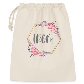Irem Turk prénom Turquie cadeau de bébé - Sac cadeau 40 x 50 cm - nature - Devant