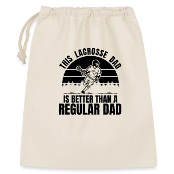Lacrosse Dad - Gift Bag 40 x 50 cm - nature - Front