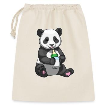 Panda Baby Milk Bottle - Gift Bag 40 x 50 cm - nature - Front