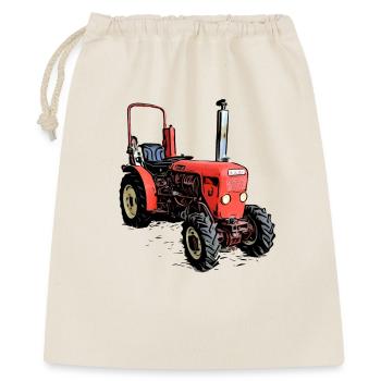 Tracteur à voie étroite - Sac cadeau 40 x 50 cm - nature - Devant
