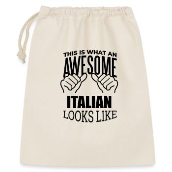 Italie - Sac cadeau 40 x 50 cm - nature - Devant