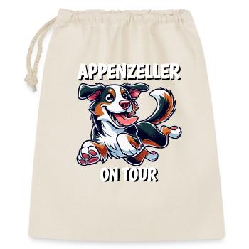 Appenzeller On Tour Funny Dog Design - Gift Bag 40 x 50 cm - nature - Front