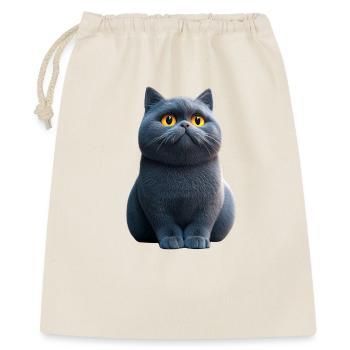 Britisch Kurzhaar Katze BKH Katzenmama Süße Katzen - Geschenkbeutel aus Baumwolle (40 x 50 cm) - Natur - Vorne