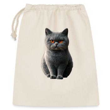 Britisch Kurzhaar Katze BKH Katzenmama Süße Katzen - Geschenkbeutel aus Baumwolle (40 x 50 cm) - Natur - Vorne