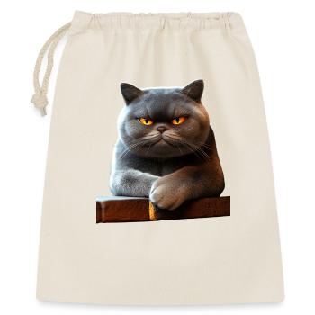 Britisch Kurzhaar Katze BKH Katzenmama Süße Katzen - Geschenkbeutel aus Baumwolle (40 x 50 cm) - Natur - Vorne