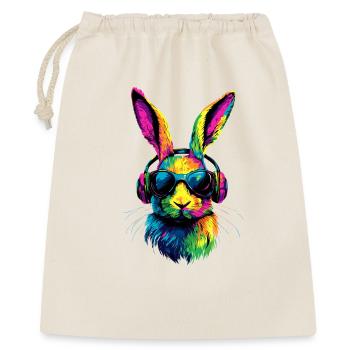 Hase Kaninchen Liebhaber Feldhase Bunny Süße Hasen - Geschenkbeutel aus Baumwolle (40 x 50 cm) - Natur - Vorne