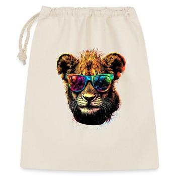 Lion Mane Young Lion Wild Little Cute Lions - Gift Bag 40 x 50 cm - nature - Front
