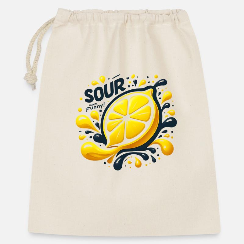 Lemon Splash - Gift Bag 40 x 50 cm - nature