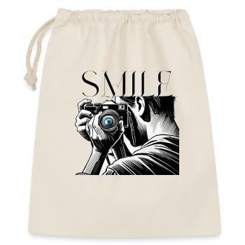 Camera Focus-Please Smile Design for Photographers - Gift Bag 40 x 50 cm - nature - Front