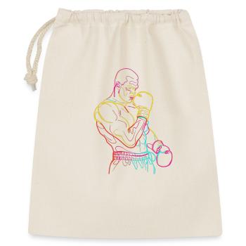 Croquis de boxeur - Sac cadeau 40 x 50 cm - nature - Devant
