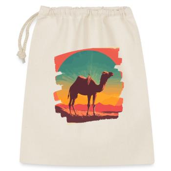 Chameau - Sac cadeau 40 x 50 cm - nature - Devant