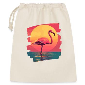 Flamant - Sac cadeau 40 x 50 cm - nature - Devant