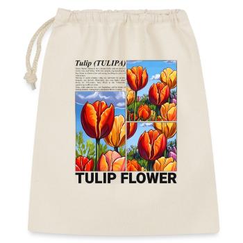 Tulip Flower Nature Spring Botanical Gift - Gift Bag 40 x 50 cm - nature - Front