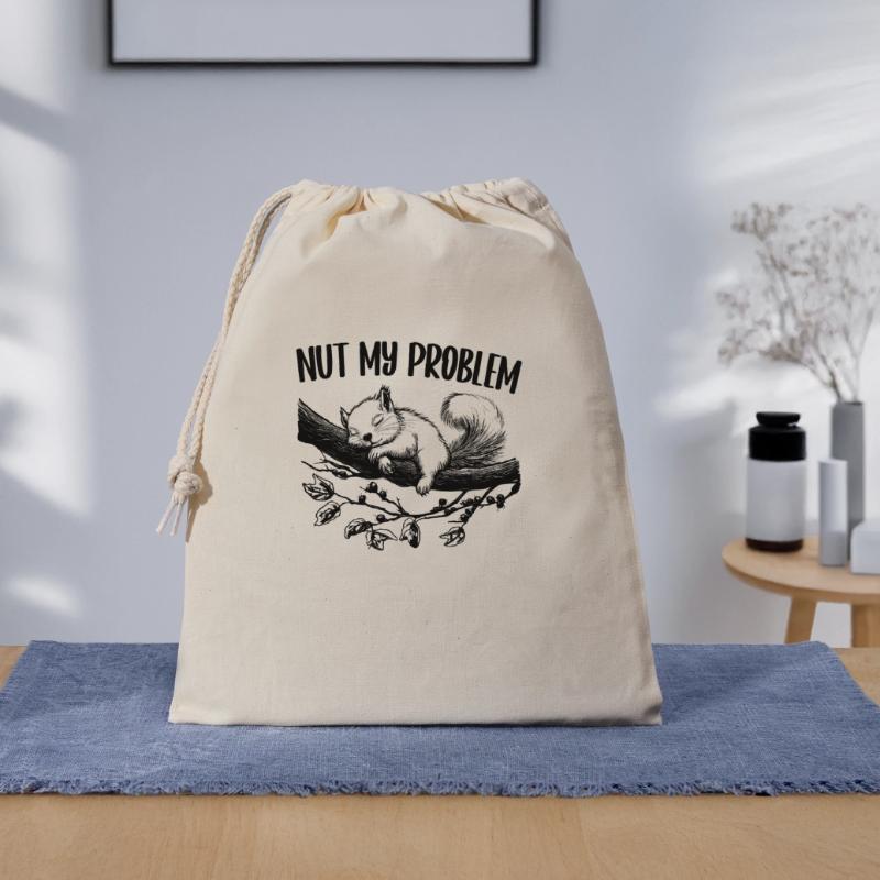 Nut My Problem Cute Squirrel Gift Gift Bag 40 x 50 cm