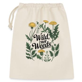 Wild, Not Weeds - Dandelion Botanical Design - Gift Bag 40 x 50 cm - nature - Front