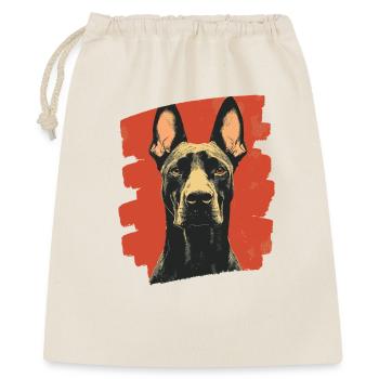 Doberman - Sac cadeau 40 x 50 cm - nature - Devant