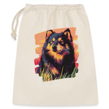 Finnish Lapphund - Gift Bag 40 x 50 cm - nature - Front