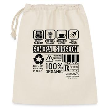 General Surgeon multi tasking problem solving - Gift Bag 40 x 50 cm - nature - Front