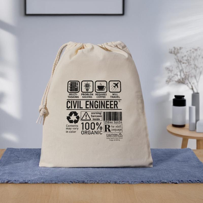 Civil Engineer multi tasking problem solving Geschenkbeutel aus Baumwolle (40 x 50 cm)