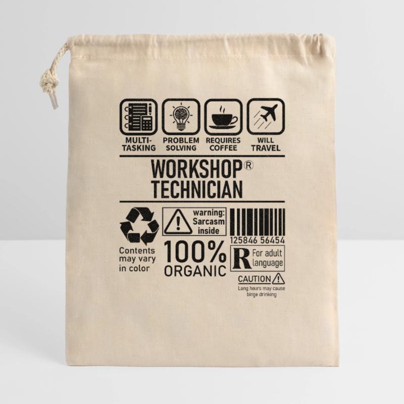 Workshop Technician multi tasking problem solving Geschenkbeutel aus Baumwolle (40 x 50 cm)