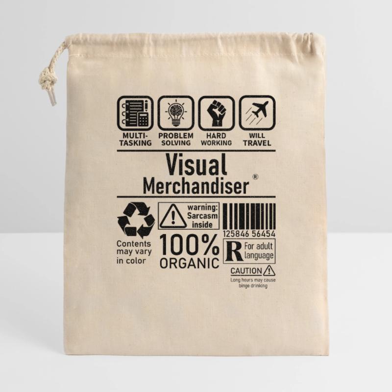 Visual Merchandiser multi tasking problem solving Geschenkbeutel aus Baumwolle (40 x 50 cm)