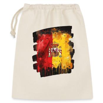 Spanische Flagge Spanien - Geschenkbeutel aus Baumwolle (40 x 50 cm) - Natur - Vorne