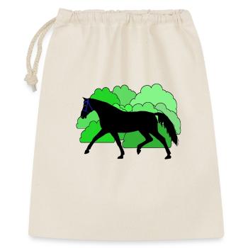 Horse Horse Black - Gift Bag 40 x 50 cm - nature - Front