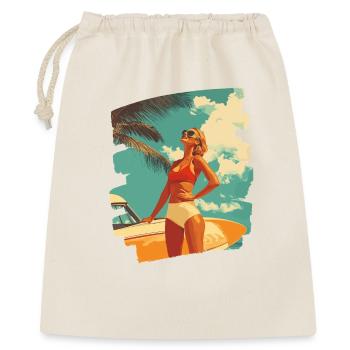 Summer Sun Retro - Gift Bag 40 x 50 cm - nature - Front