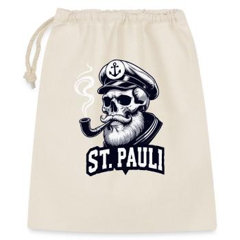 St.Pauli Kiez Hamburg Totenkopf Sankt Pauli - Sac cadeau 40 x 50 cm - nature - Devant
