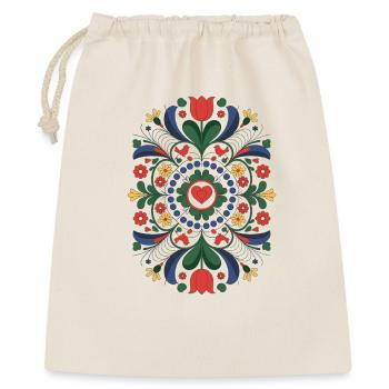Mandala Folk | Slavic Floral Art - Gift Bag 40 x 50 cm - nature - Front