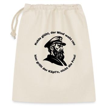 Le charbon brille, le vent souffle fort... - Sac cadeau 40 x 50 cm - nature - Devant