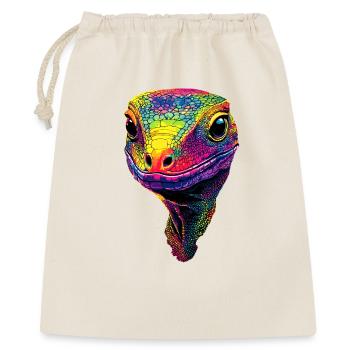Lézard varan, reptile, dragon de Komodo, varan bagué, lézard - Sac cadeau 40 x 50 cm - nature - Devant