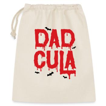 dadcula - Geschenkbeutel aus Baumwolle (40 x 50 cm) - Natur - Vorne