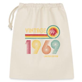 Vintage 1970s Retro Wave Design - Gift Bag 40 x 50 cm - nature - Front