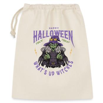 Motif d'Halloween de sorcières effrayantes - Sac cadeau 40 x 50 cm - nature - Devant