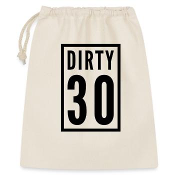 Dirty 30 30th Birthday - Gift Bag 40 x 50 cm - nature - Front