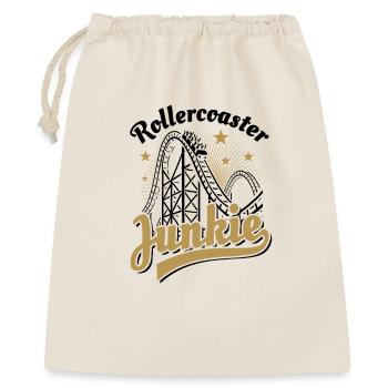 Rollercoaster Junkie - Roller Coaster - Loop - Gift Bag 40 x 50 cm - nature - Front