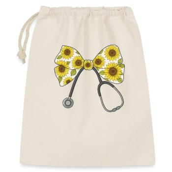 Nurse, Stethoscope, Loop - Gift Bag 40 x 50 cm - nature - Front