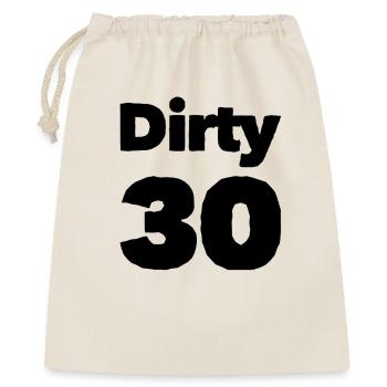 Dirty 30 30th Birthday - Gift Bag 40 x 50 cm - nature - Front