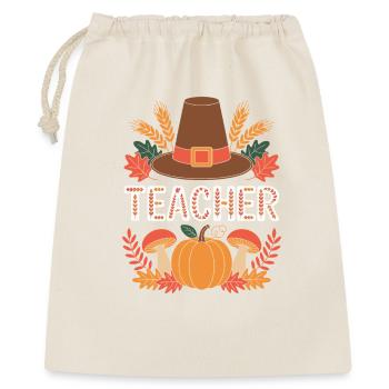 Enseignant Automne - Sac cadeau 40 x 50 cm - nature - Devant