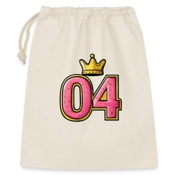 4 Number Crown - Gift Bag 40 x 50 cm - nature - Front