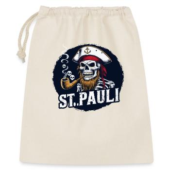 St.Pauli Kiez Hamburg Totenkopf Sankt Pauli - Sac cadeau 40 x 50 cm - nature - Devant