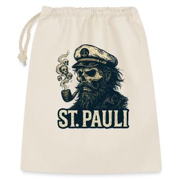 St.Pauli Kiez Hamburg Totenkopf Sankt Pauli - Sac cadeau 40 x 50 cm - nature - Devant