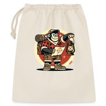 Jungle Camping Gorilla with Map - Gift Bag 40 x 50 cm - nature - Front